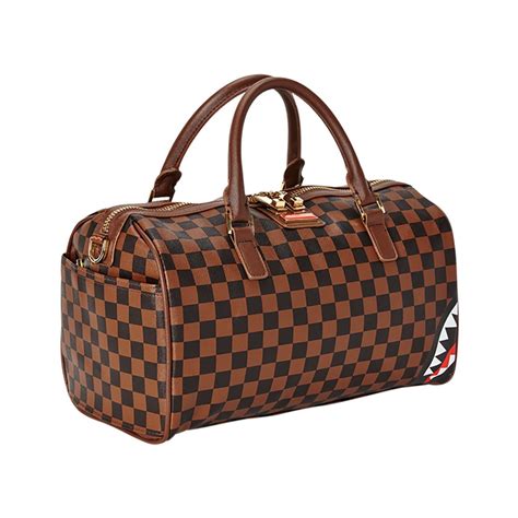 sprayground louis vuitton duffle bag